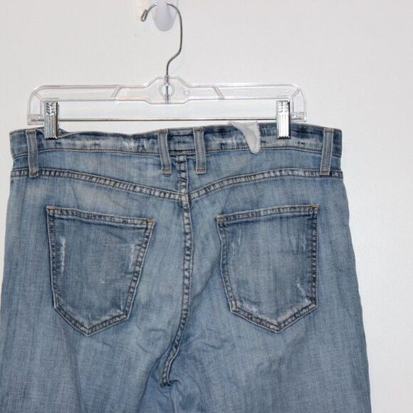 CURRENT/ELLIOTT The Stilletto Shipwreck Destroy Mid-Rise Jeans Size 30 - Picture 7 of 12